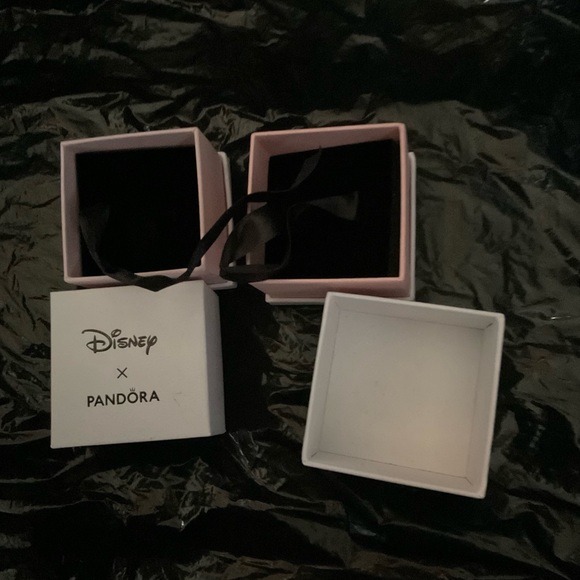 DISNEY EMPTY PANDORA JEWELRY BOXES  TWO , - Picture 1 of 4